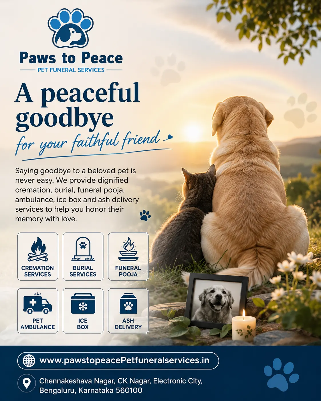 A calm pet resting with a caring family
